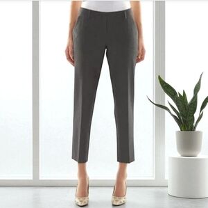 NWOT  Apt.9 Charcoal gray curvy fit tummy control hi-rise cropped dress pants